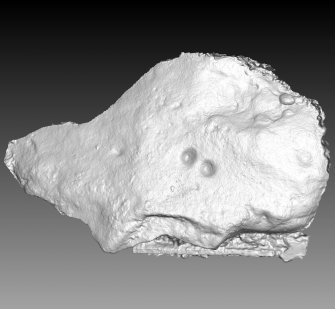 Snapshot of 3D model, from Scotland's Rock Art Project, Turin Hill 5, Turin Hill, Angus