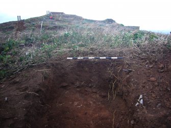 Archaeological excavation phase 2, Anchor point 3, General shot, Inchkeith Island, Firth of Forth