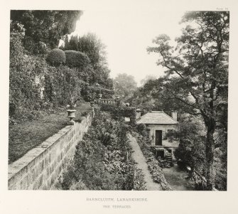 Barncluith Terrace Garden - photograph of the terraces