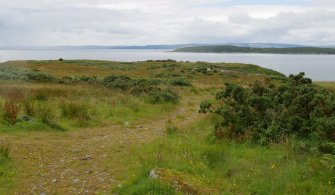 Digital photograph of rock art panel context, Scotland's Rock Art Project, Clachan Ard, Bute, Argyll and Bute