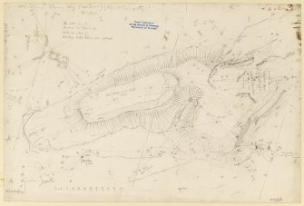 Survey drawing; Dun Canna fort.