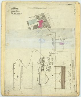 Hilltown Dundee.
Restoration for Baking Premises for James Duncan: Block Plan.
Cleghorn Street, Dundee.
Plan of timber shed to be created at Garden Works for William Cleghorn.