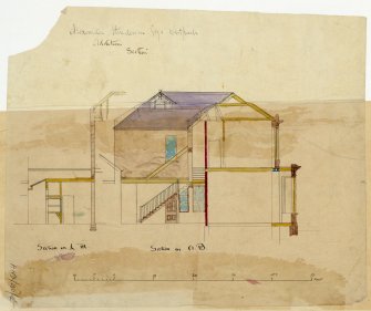 Additions, West Park Hall, 319 Perth Road, Dundee.
Sections.