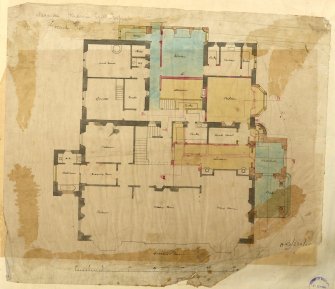 Additions, West Park Hall, 319 Perth Road, Dundee.
Ground Floor Plan.