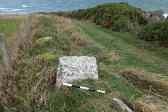 Digital photograph of panel to north, from Scotland's Rock Art Project, Rosehall, Aberdeenshire