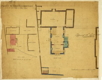 St. Mary's RC School, 34 Forebank Road, Dundee.
Block plan showing additions to girls school.