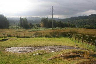 Digital photograph of panel to east, from Scotland's Rock Art Project, Cairnbaan 1, Kilmartin, Argyll and Bute