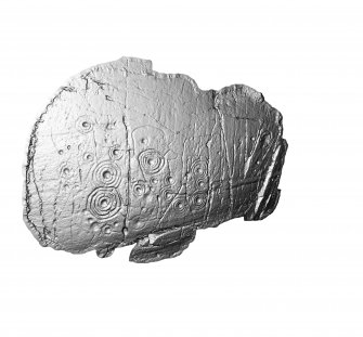 Snapshot of 3D model, from Scotland's Rock Art Project, Cairnbaan 4, Kilmartin, Argyll and Bute