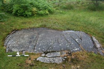 Digital photograph of panel, from Scotland's Rock Art Project, Cairnbaan 4, Kilmartin, Argyll and Bute