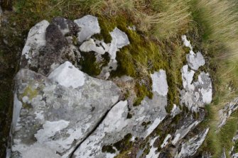 Digital photograph of panel before cleaning, Scotland's Rock Art Project, Carnassarie Farm 3, Kilmartin, Argyll and Bute