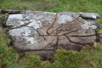 Digital photograph of panel in context without scale, Scotland's Rock Art Project, Carnassarie Farm 3, Kilmartin, Argyll and Bute