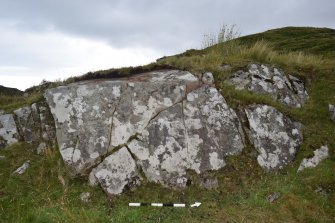 Digital photograph of panel to north, Scotland's Rock Art Project, Carnassarie Farm 3, Kilmartin, Argyll and Bute