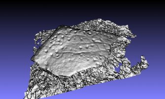 Snapshot of 3D model, Scotland's Rock Art Project, Carnassarie Farm 6, Kilmartin, Argyll and Bute