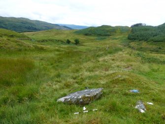 Digital photograph of panel to south, from Scotland's Rock Art project, Carnassarie Farm, 6, Argyll And Bute