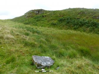 Digital photograph of panel to east, from Scotland's Rock Art project, Carnassarie Farm, 6, Argyll And Bute