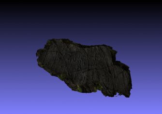 Snapshot of 3D model, Scotland's Rock Art Project, Dunamuck 4, Kilmartin, Argyll and Bute