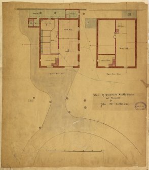 Proposed Stable Offices at Binrock for John M Keillor.
Plans.
