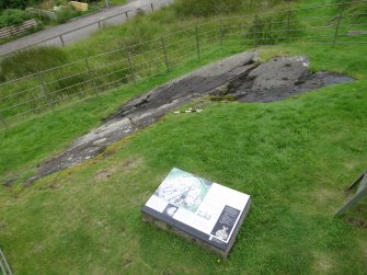 Digital photograph of rock art panel context, Scotland's Rock Art Project, Kilmichael Glassary 1, Kilmartin, Argyll and Bute