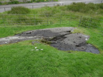 Digital photograph of panel to south-east, from Scotland's Rock Art Project, Kilmichael Glassary 1, Kilmartin, Argyll and Bute