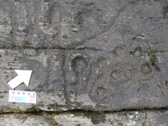 Digital photograph of close ups of motifs, from Scotland's Rock Art Project, Kilmichael Glassary 1, Kilmartin, Argyll and Bute