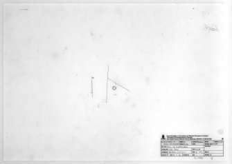 Survey drawing; site plan of possible henge, Kintocher