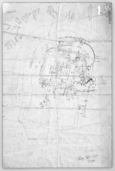 Survey drawing, Cubbie Roo's Castle