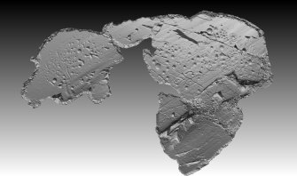 Snapshot of 3D model, from Scotland's Rock Art Project, Ormaig 1, Kilmartin, Argyll and Bute