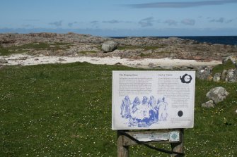 Digital photograph of panel in context without scale, from Scotland's Rock Art Project, Balephetrish, Tiree, Argyll and Bute