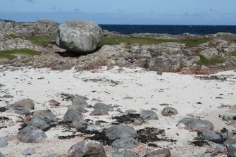 Digital photograph of panel in context without scale, from Scotland's Rock Art Project, Balephetrish, Tiree, Argyll and Bute