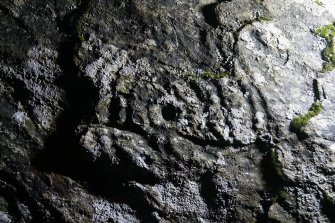 Digital photograph of rock art panel context, Scotland's Rock Art Project, Cairnholy 2, Dumfries and Galloway