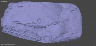 Snapshot of 3D model, from Scotland’s Rock Art Project, Cairnholy 4, Dumfries and Galloway