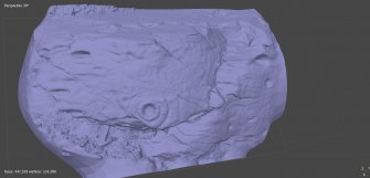 Snapshot of 3D model, Scotland's Rock Art Project, Cairnholy 4, Dumfries and Galloway