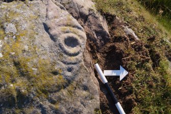 Digital photograph of close ups of motifs, from Scotland’s Rock Art Project, Cairnholy 4, Dumfries and Galloway