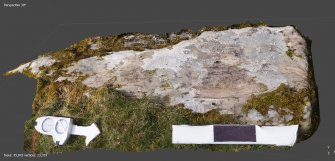 Snapshot of 3D model, Scotland's Rock Art Project, Cairnholy 8, Dumfries and Galloway