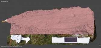 Snapshot of 3D model, Scotland's Rock Art Project, Cairnholy 8, Dumfries and Galloway