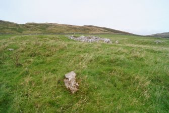 Digital photograph of panel in context without scale, from Scotland’s Rock Art Project, Cairnholy 8, Dumfries and Galloway