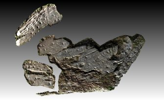 Snapshot of 3D model, from Scotland’s Rock Art Project, Drumtroddan 11, Dumfries and Galloway