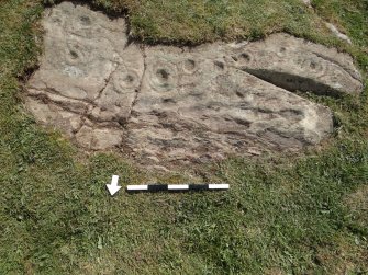 Digital photograph of rock art panel context, Scotland's Rock Art Project, Drumtroddan 11, Dumfries and Galloway