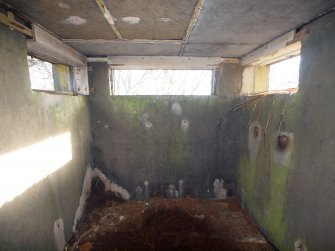 The interior of the observation post from the WSW