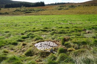 Digital photograph of panel to south, Scotland's Rock Art Project, Ardoch, Highland