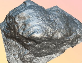 Snapshot of 3D model, from Scotland's Rock Art Project, Balnafoich 2, Highland