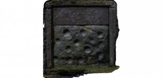 Snapshot of 3D model, Scotland's Rock Art Project, Balnuarin of Clava Garden Wall, Highland