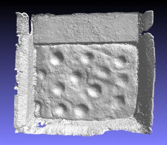 Snapshot of 3D model, from Scotland's Rock Art Project, Balnuarin of Clava Garden Wall, Highland