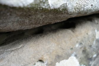 Digital photograph of rock art panel context, Scotland's Rock Art Project, Balnuarin of Clava South West Hidden, Highland