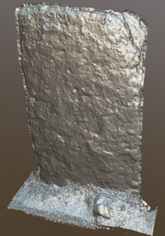Snapshot of 3D model, from Scotland's Rock Art Project, Balnuarin of Clava South-West Orthostat, Highland