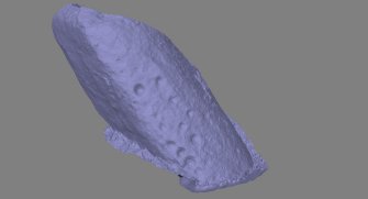 Snapshot of 3D model, from Scotland's Rock Art Project, Carr, Highland