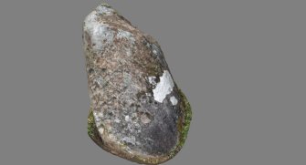 Snapshot of 3D model, from Scotland's Rock Art Project, Carr, Highland