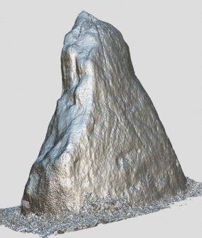 Snapshot of 3D model, from Scotland's Rock Art Project, Culburnie, Highland
