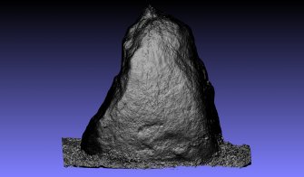 Snapshot of 3D model, from Scotland's Rock Art Project, Culburnie, Highland