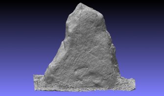 Snapshot of 3D model, from Scotland's Rock Art Project, Culburnie, Highland
